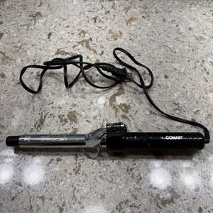 Conair Curling Iron 3/4 Inch Chrome Barrel Dual Voltage Hair Styler